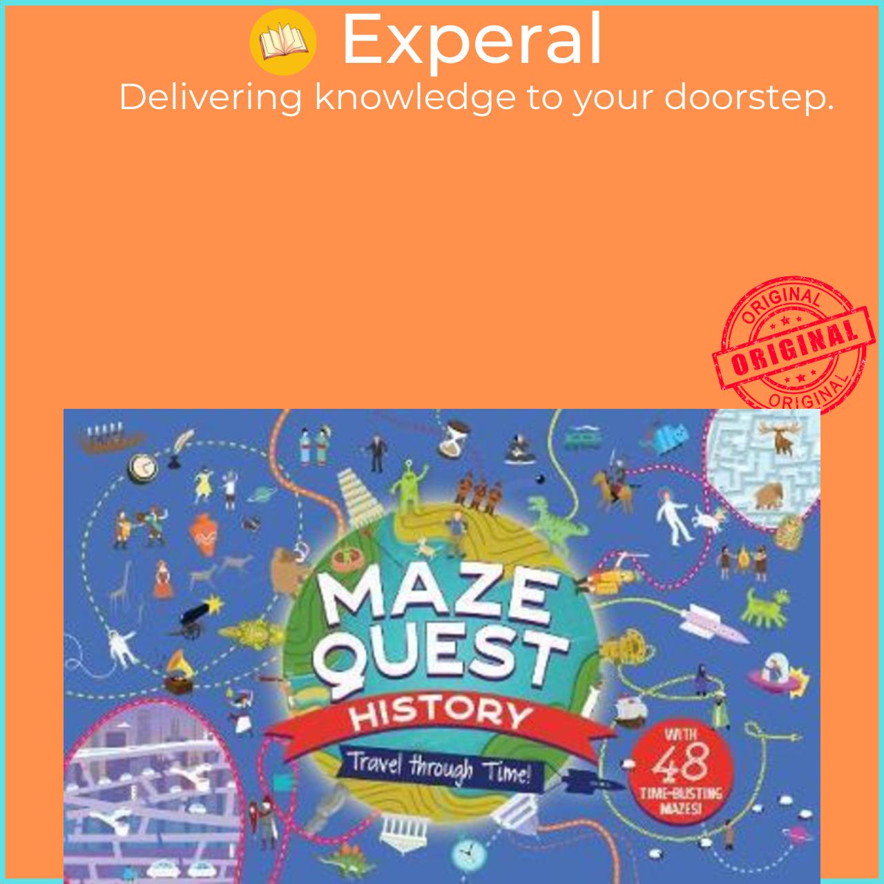 Sách - Maze Quest: History by Anna Brett