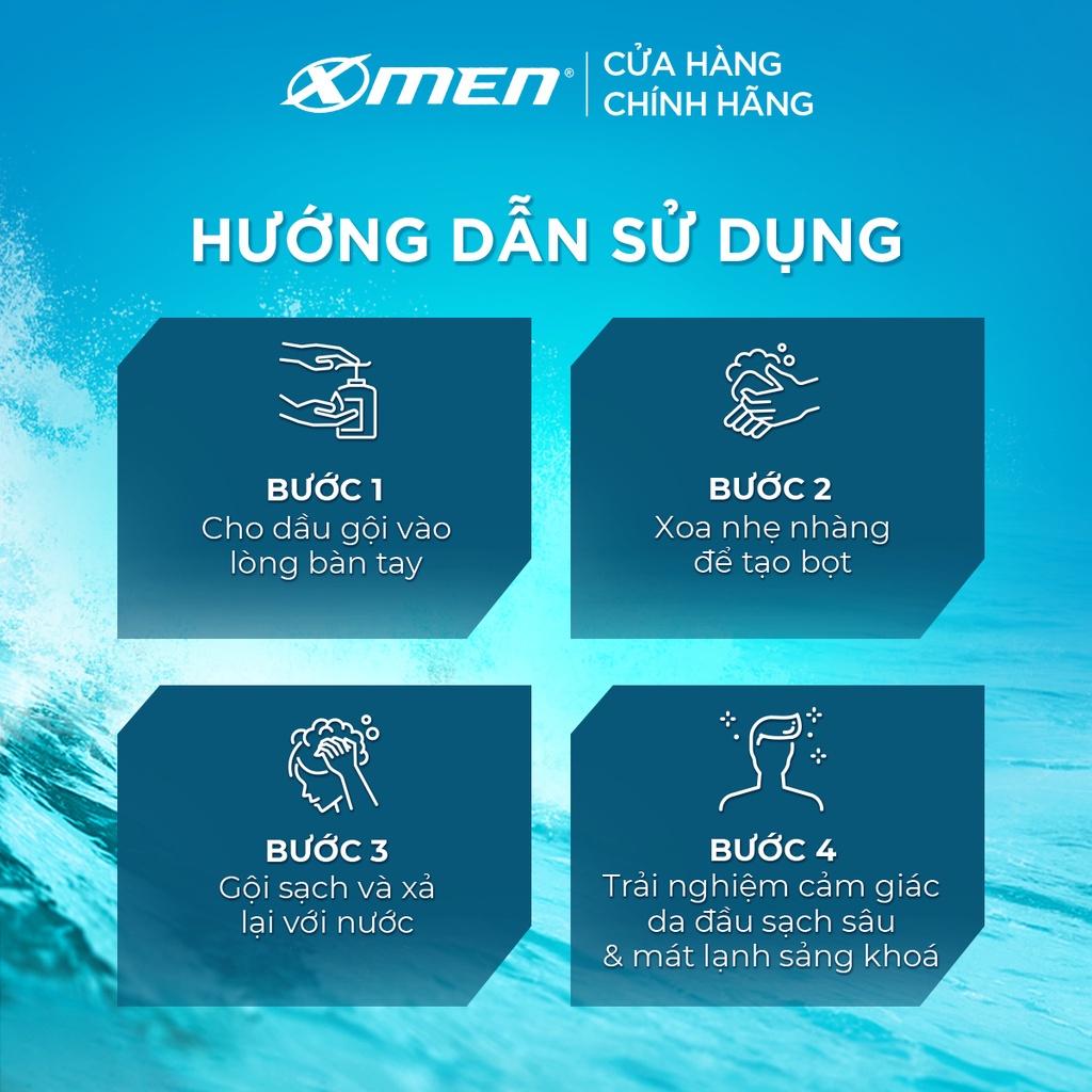 Combo 2 Dầu gội X-Men Clean &amp; Fresh 2X Khỏe Mượt 630g/chai