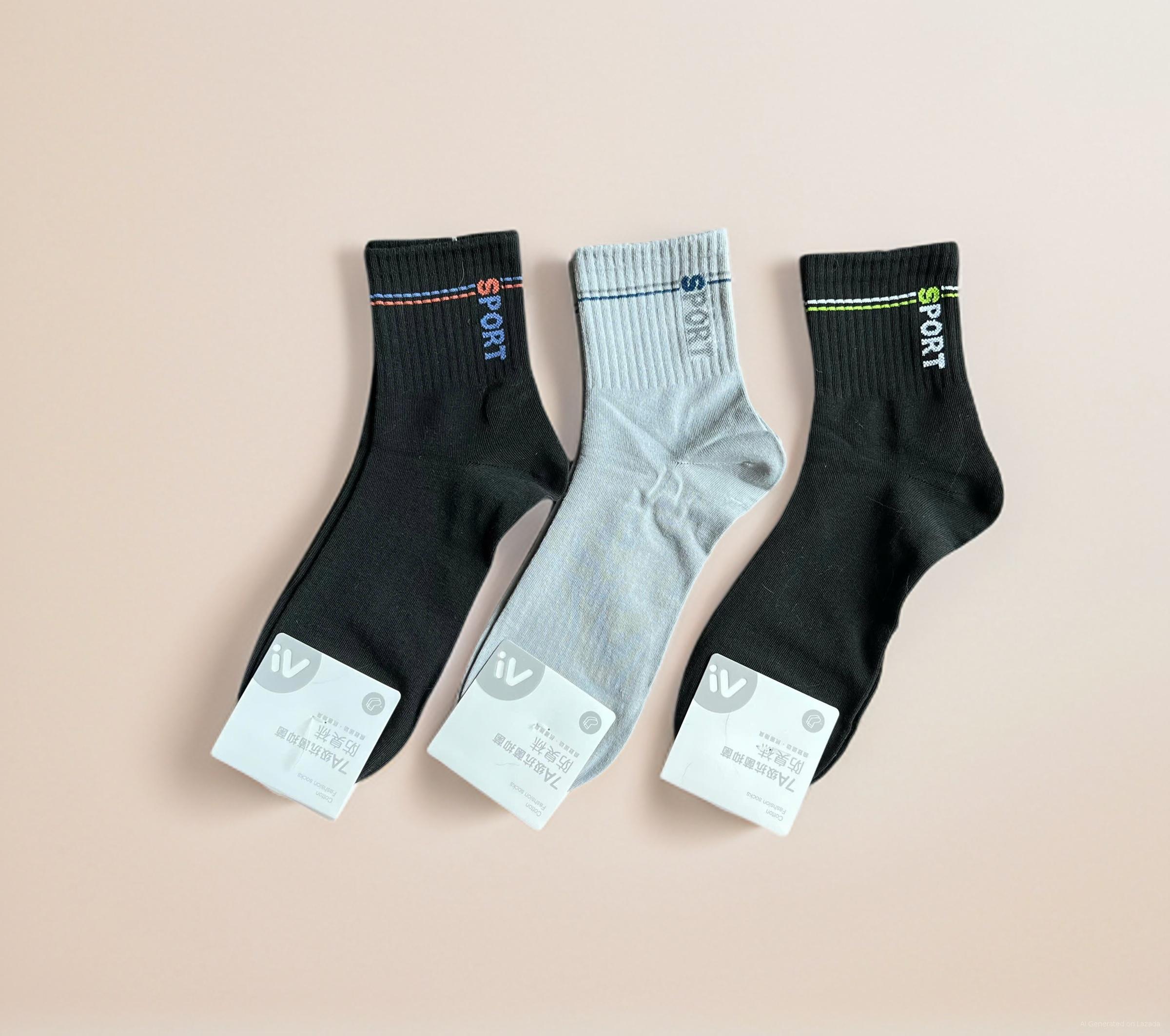 SET 5 ĐÔI TẤT VỚ NAM CỔ CAO MÃ 19 DÀNH CHO NAM