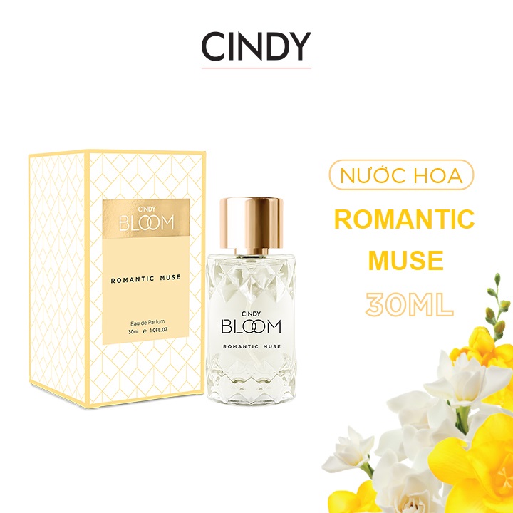 Nước hoa nữ Cindy Bloom Romantic Muse mùi hương quyến rũ lãng mạn 30ml chính hãng