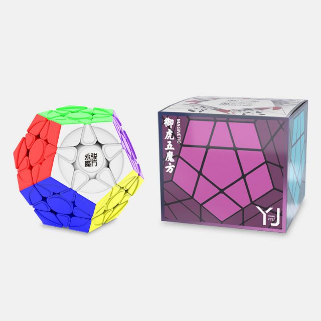 Đồ chơi Rubik biến thể yj yuhu V2 megaminx magnetic stickerless