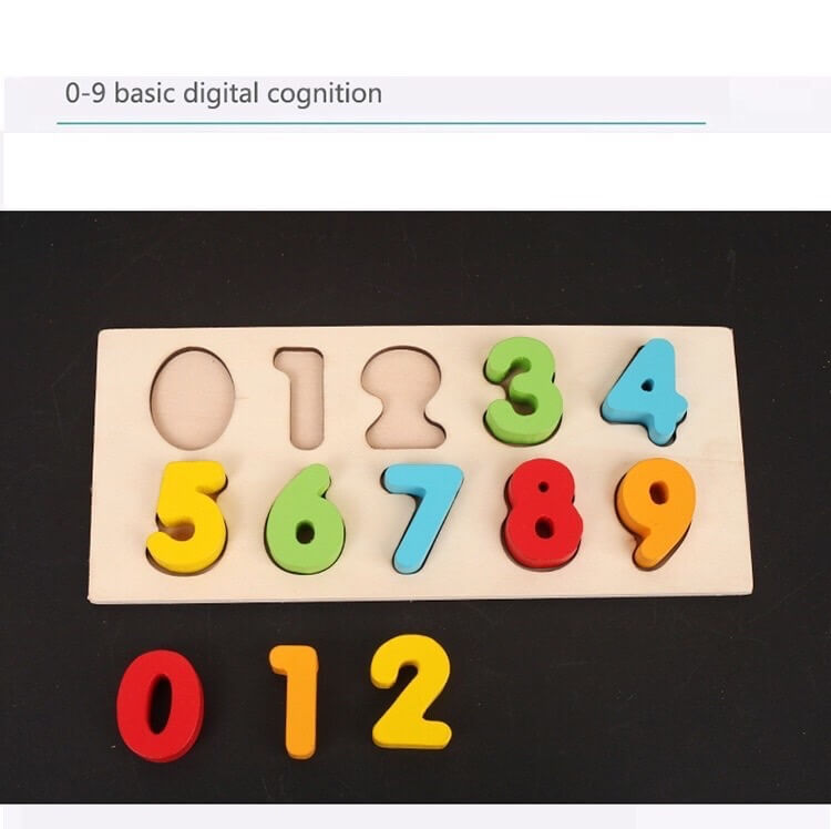 Đồ Chơi gỗ Xe Kéo Thả Hình Và Số Giúp Bé Học Hình Khối Màu Sắc Và Số Đếm