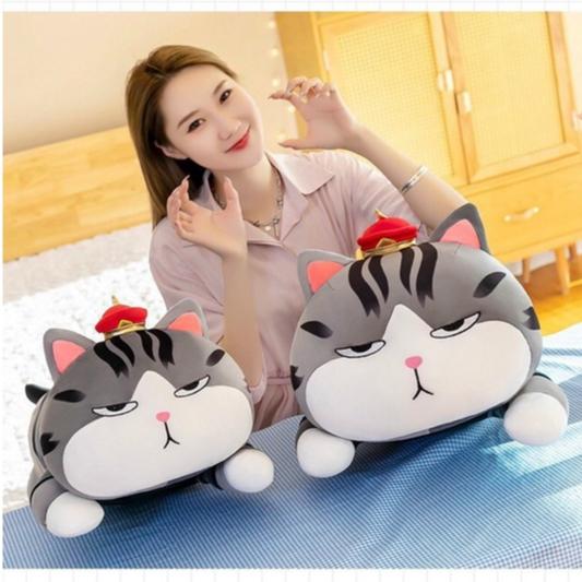 Gấu bông ôm dài Mèo Hoàng Thượng áo rời/ Mèo Thần Tài áo rời cao cấp, đủ size, cực mịn
