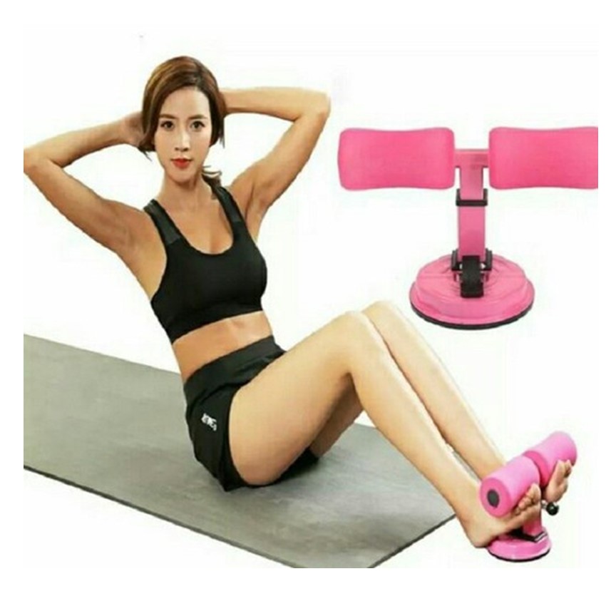 Combo dụng cụ tập bụng hút chân không và thảm Yoga 4mm kèm túi đựng thảm ( Màu Ngẫu Nhiên )