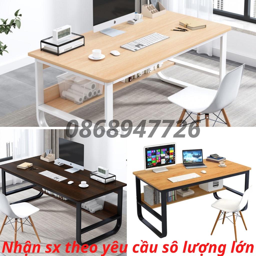 Bàn làm việc chân U, bàn chân sắt chịu lực Saikou SKKS01