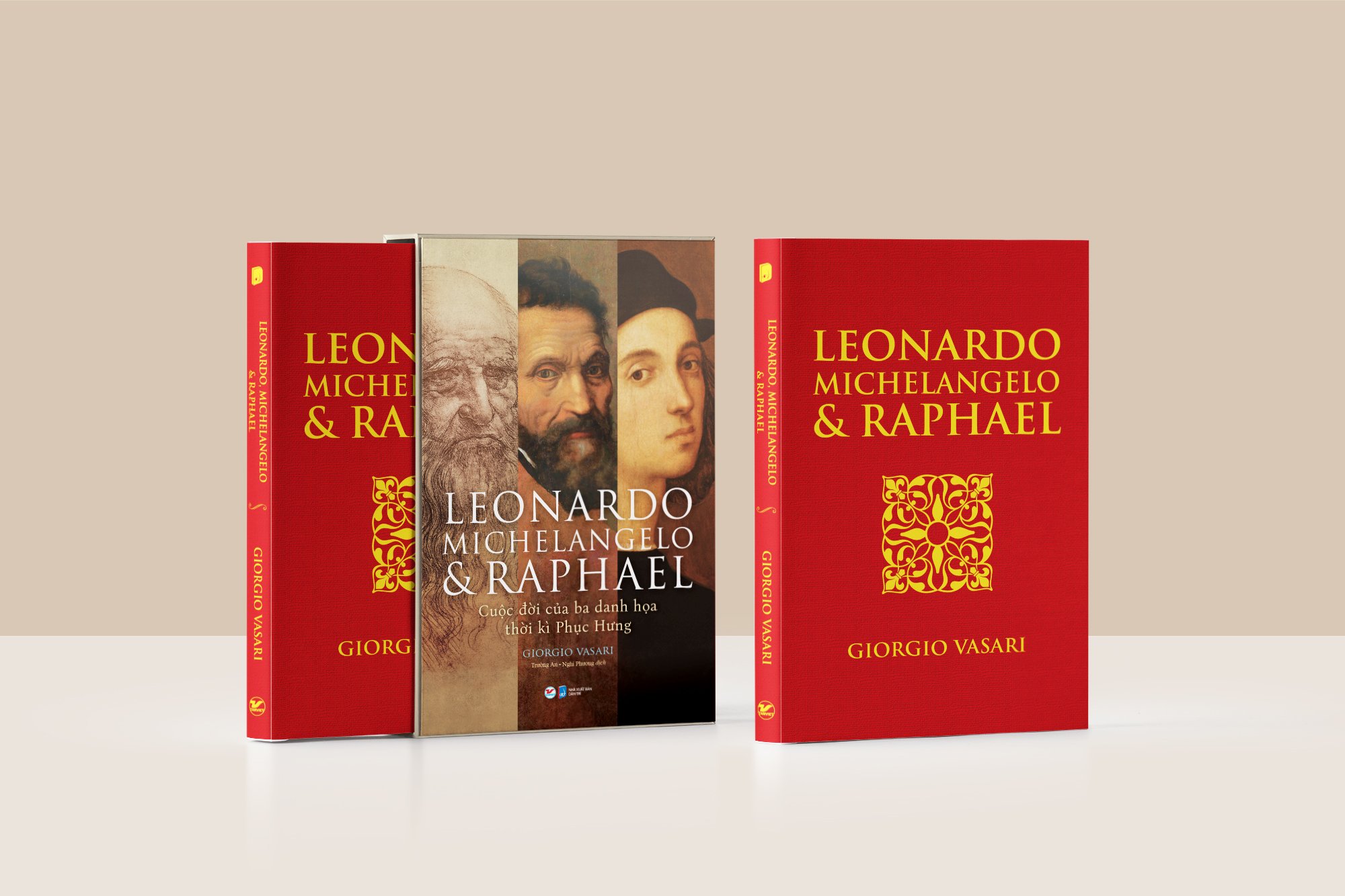 BỘ SÁCH DELUXE BOOKS (BỘ SÁCH SANG TRỌNG) – LEONARDO MICHELANGELO RAPHAEL – ABRAHAM LINCOLN – NAPOLEON – VÕ SĨ ĐẠO