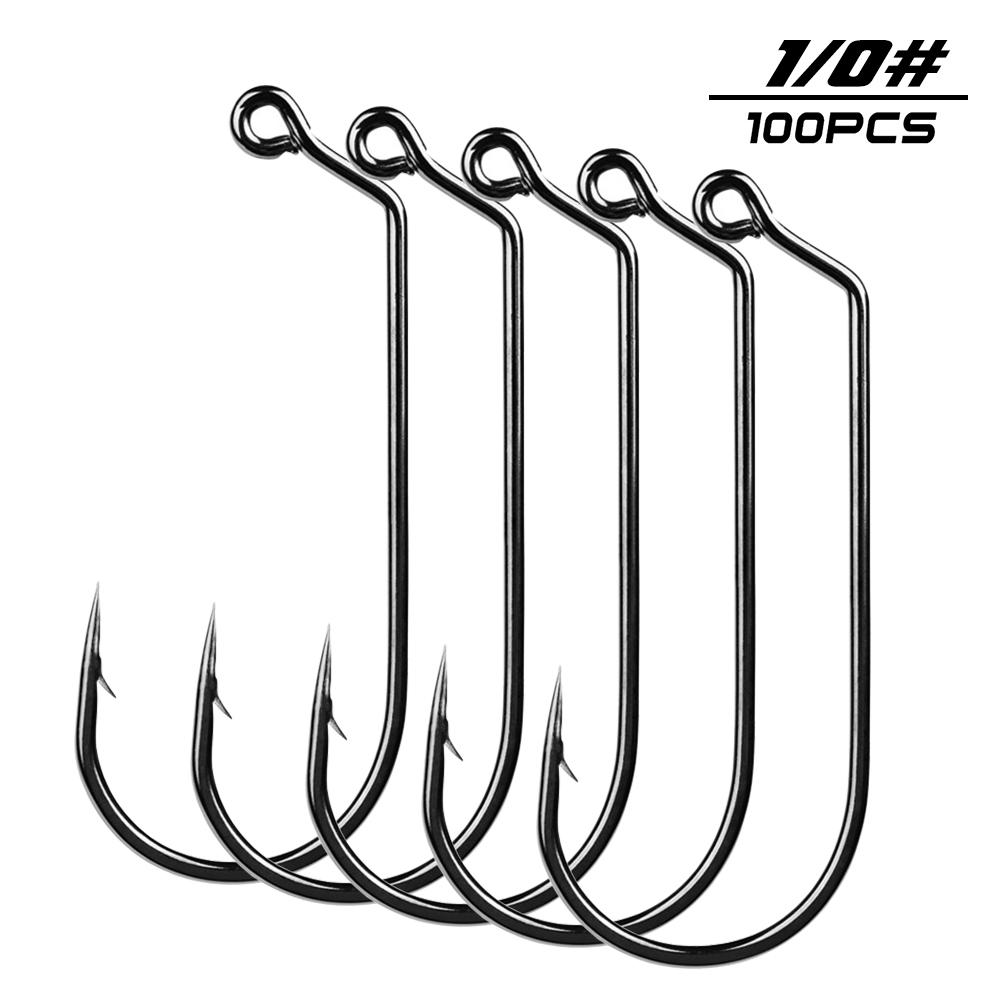 Set 100 Móc Câu Cá Thép Carbon