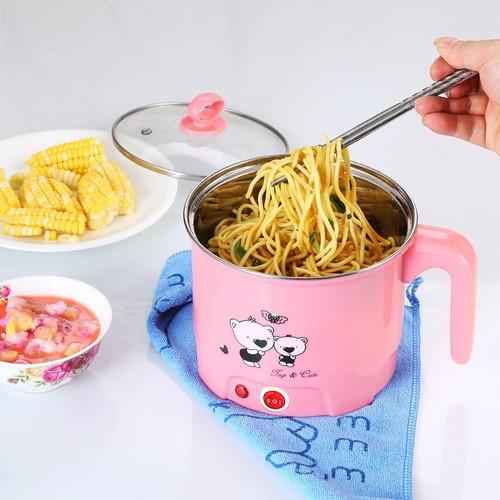 NỒI ĐIỆN NẤU LẨU NẤU MÌ LUỘC TRỨNG SIÊU TỐC - CA NẤU MÌ CHỐNG GỈ CHỐNG DÍNH CỰC TỐT