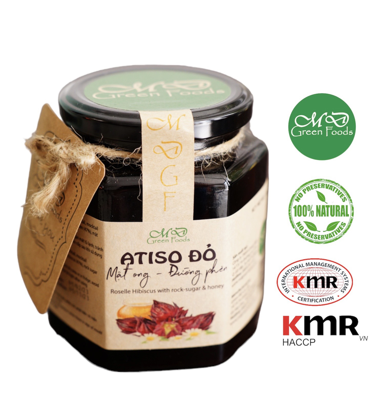 [Combo] Atiso đỏ mật ong đường phèn &amp; Atiso đỏ mật ong vị quế