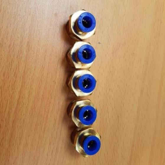 Nối ren ngoài 17 ra ống 8mm dùng cho bơm phun sương