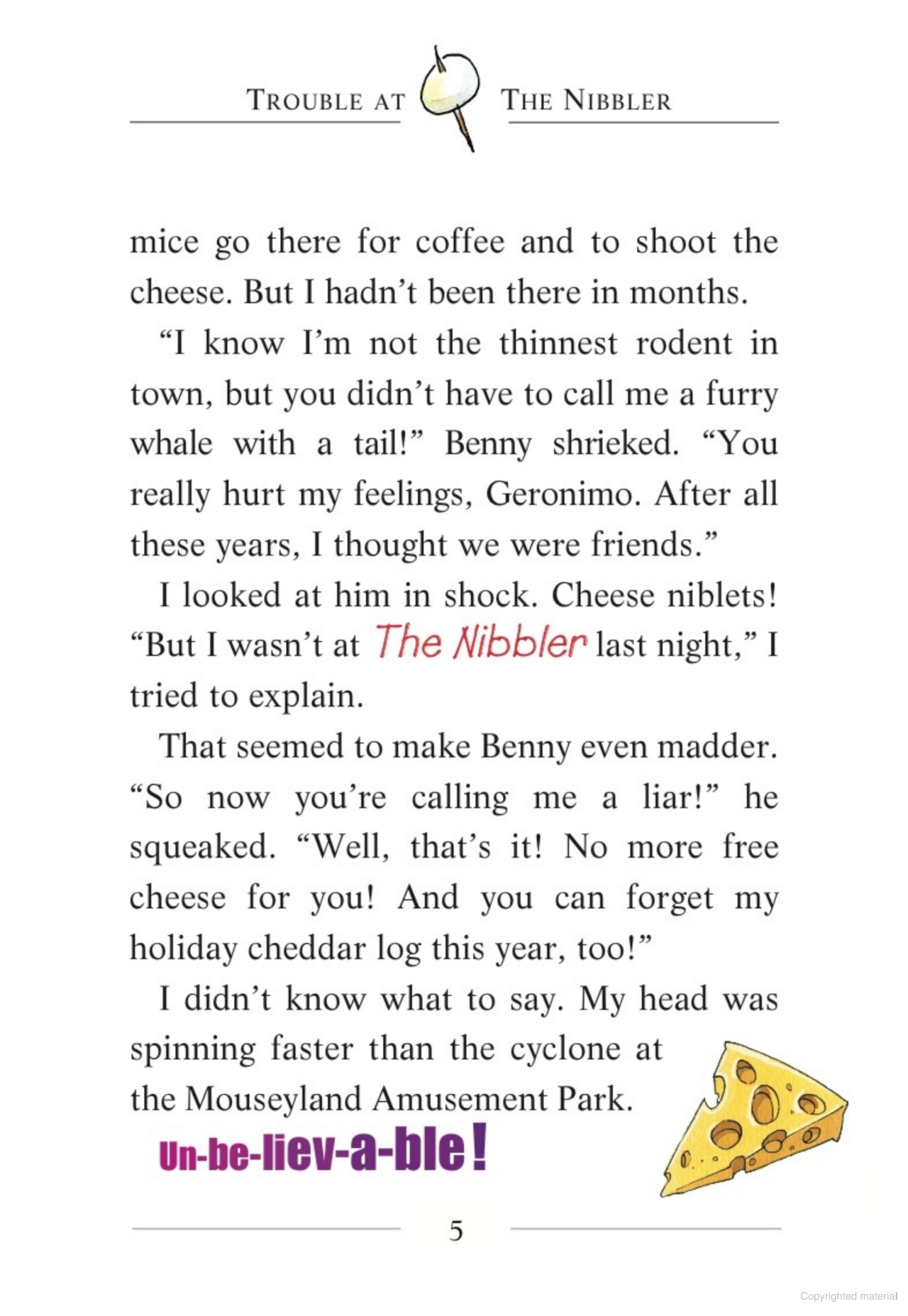 Sách ngoại văn: Geronimo Stilton - Book 6 - Paws Off, Cheddarface!