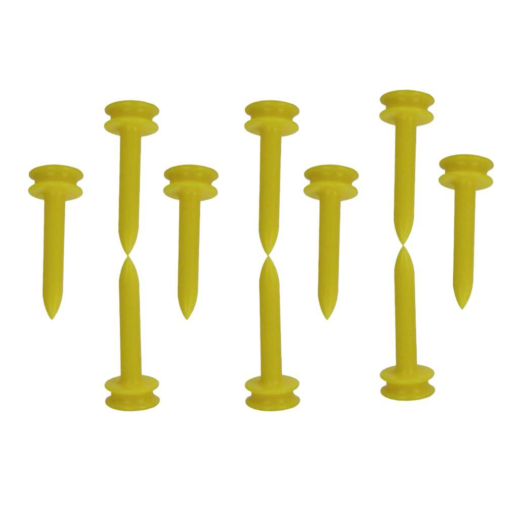 2-5pack 10 Pieces Plastic Golf Tees Limited Tee Divot Tools Golf Accessory