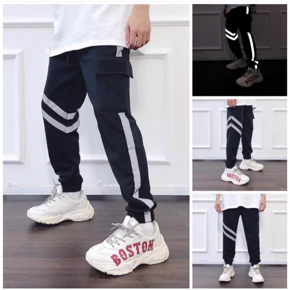 Quần Jogger Nam Nữ Phản Quang Túi Hộp UNISEX - Quần Dài Thể Thao Vải Thun Nhảy Dance - Tập Gym Ulzzang KUN