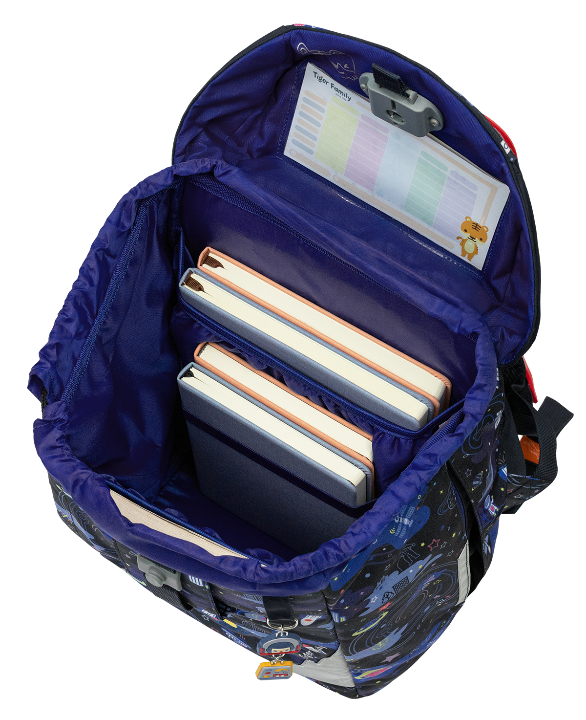 Cặp Chống Gù Eggie Schoolbag - Cities In Space - Tiger Family TGEG-006A