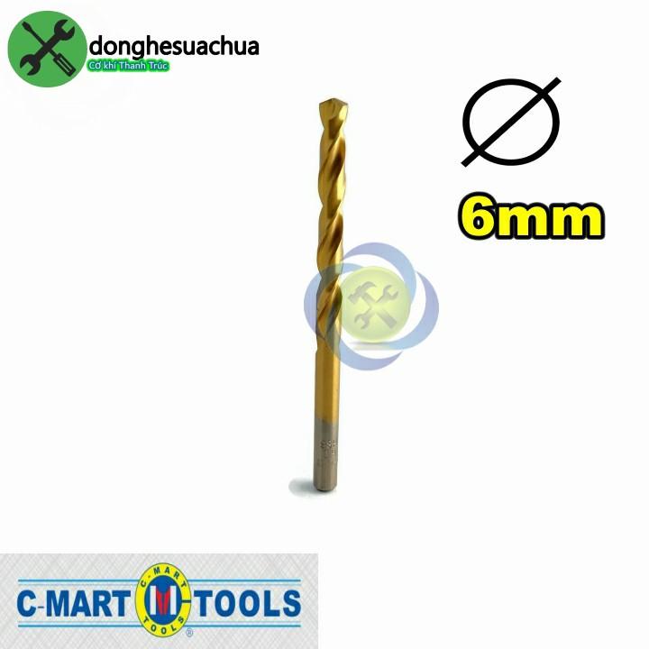 Mũi khoan sắt 6mm C-Mart A0100-6
