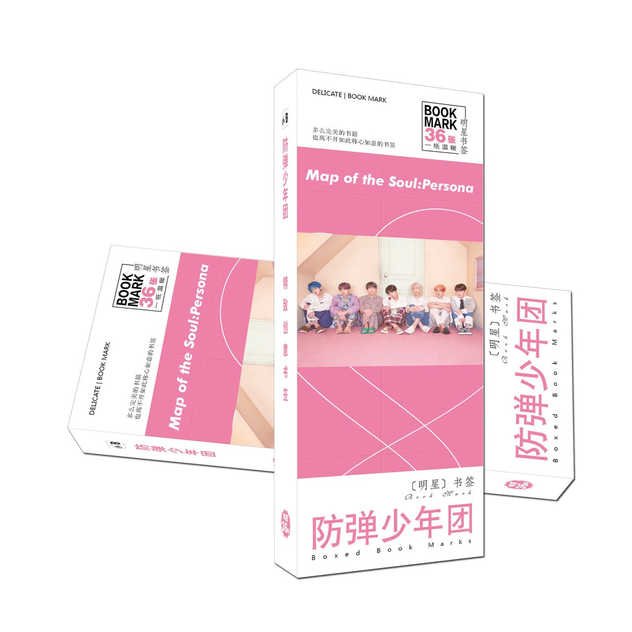 Bộ Bookmark in hình BTS cực dễ thương