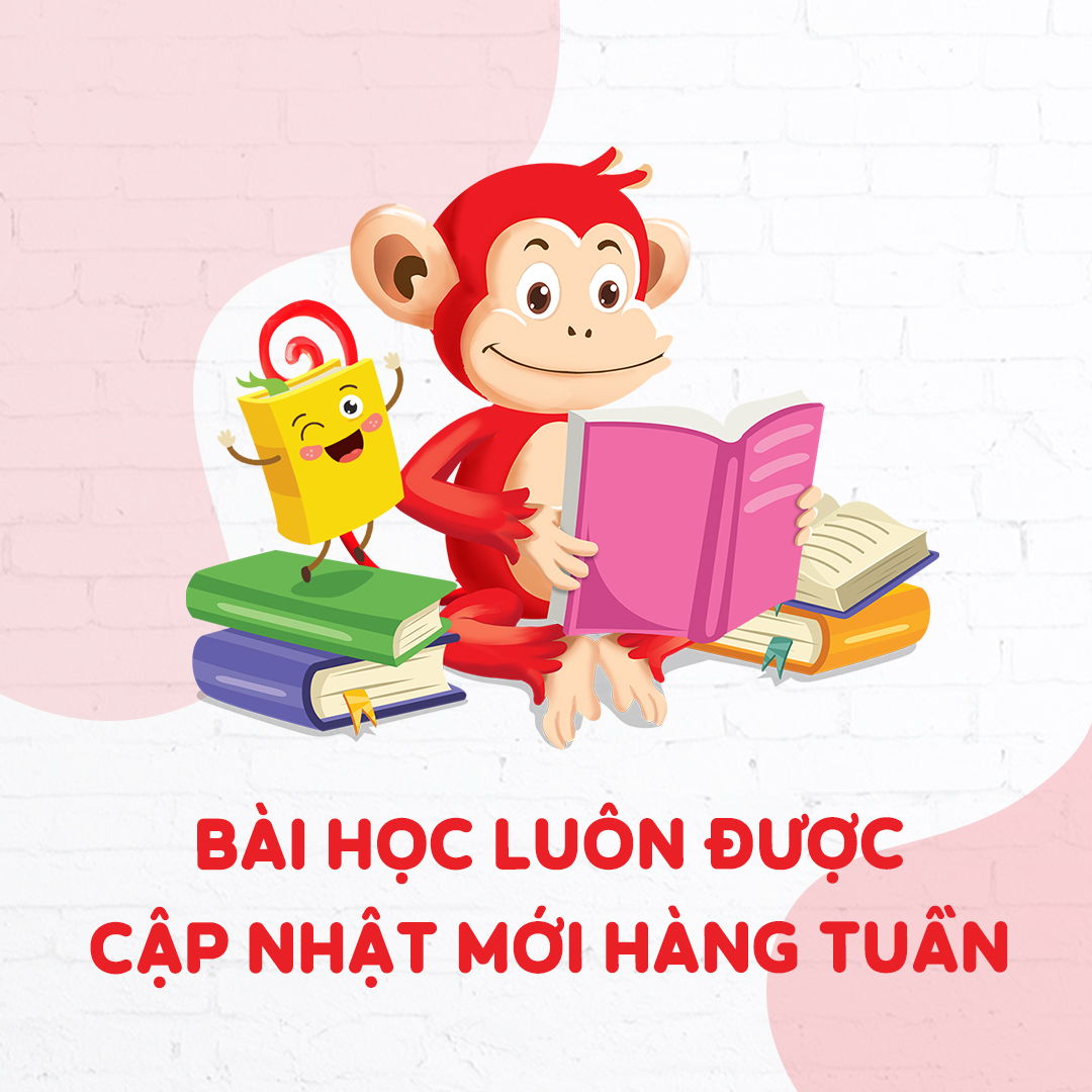 Monkey English - Bộ 2 ứng dụng dạy trẻ tiếng Anh toàn diện từ con số 0 - Monkey Junior & Monkey Stories - Gói học 1 năm
