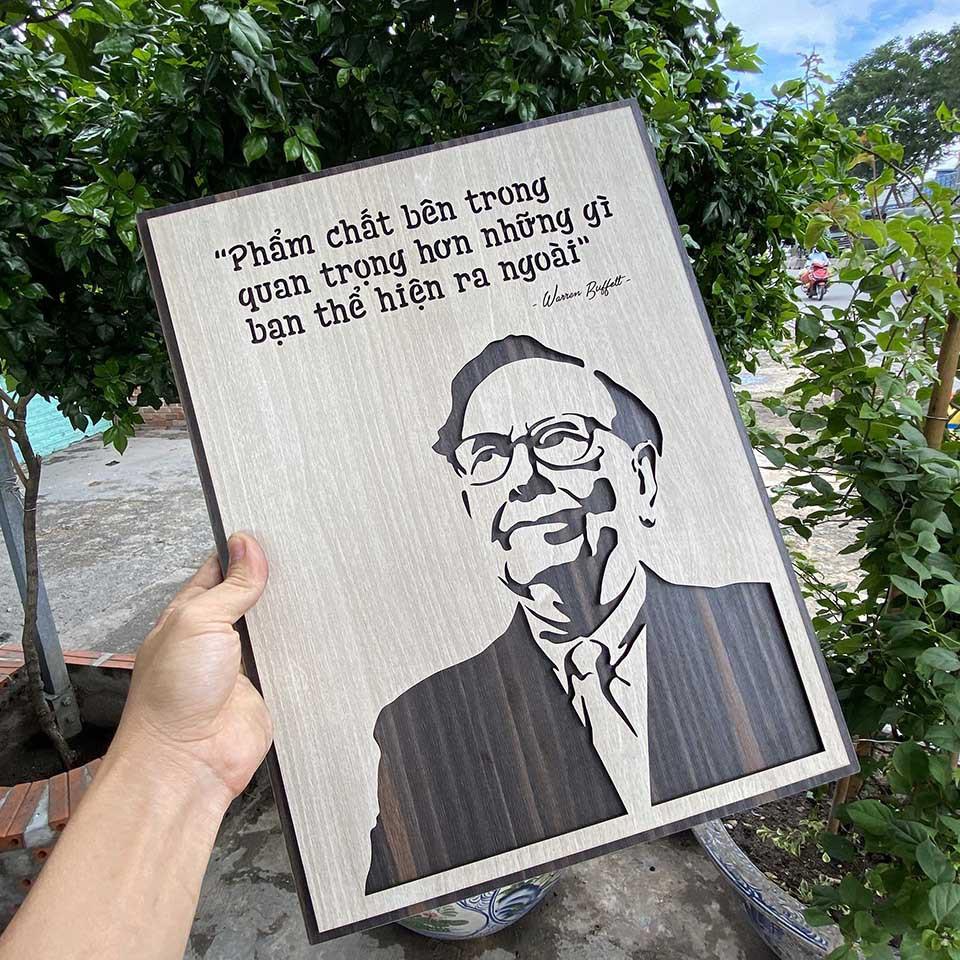 Tranh gỗ tạo động lực trang trí văn phòng - "Phẩm chất bên trong quan trọng hơn những gì bạn thể hiện ra ngoài"