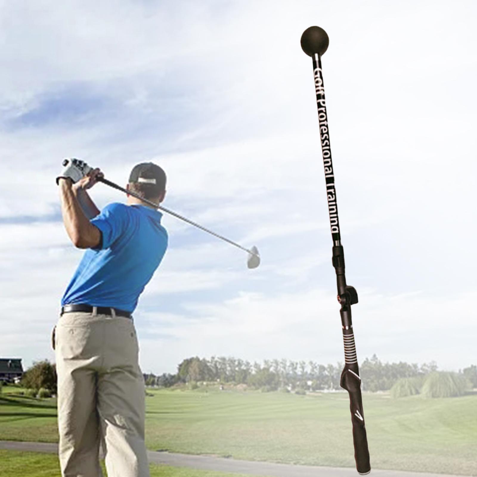 Golf Swing Trainer Adjustable Folding Swing Corrector for Woman Men Portable