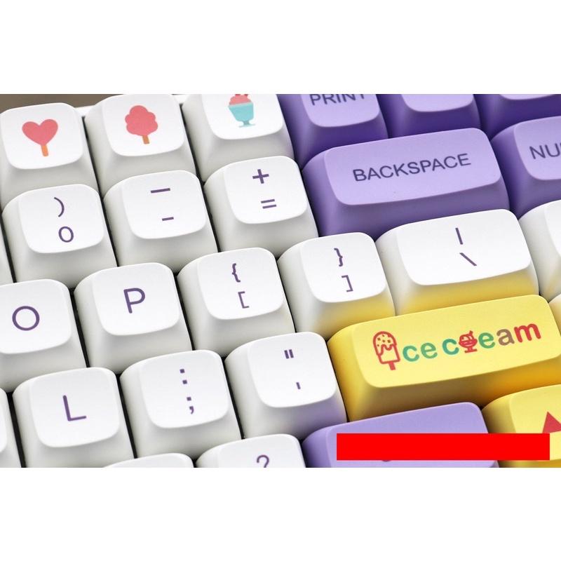 Set Keycap XDA Icream 139 nút cho bàn phím cơ