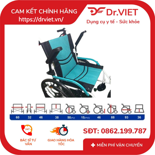 Xe Lăn Tay Du Lịch Cao Cấp Lucass X-303 cho người già chính hãng, cho người bệnh nhân nhập khẩu, siêu nhẹ siêu bền