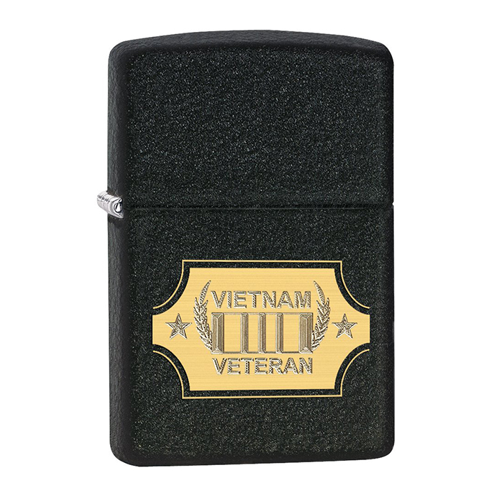 Bật Lửa Zippo 28875 - Vietnam War Black Crackle