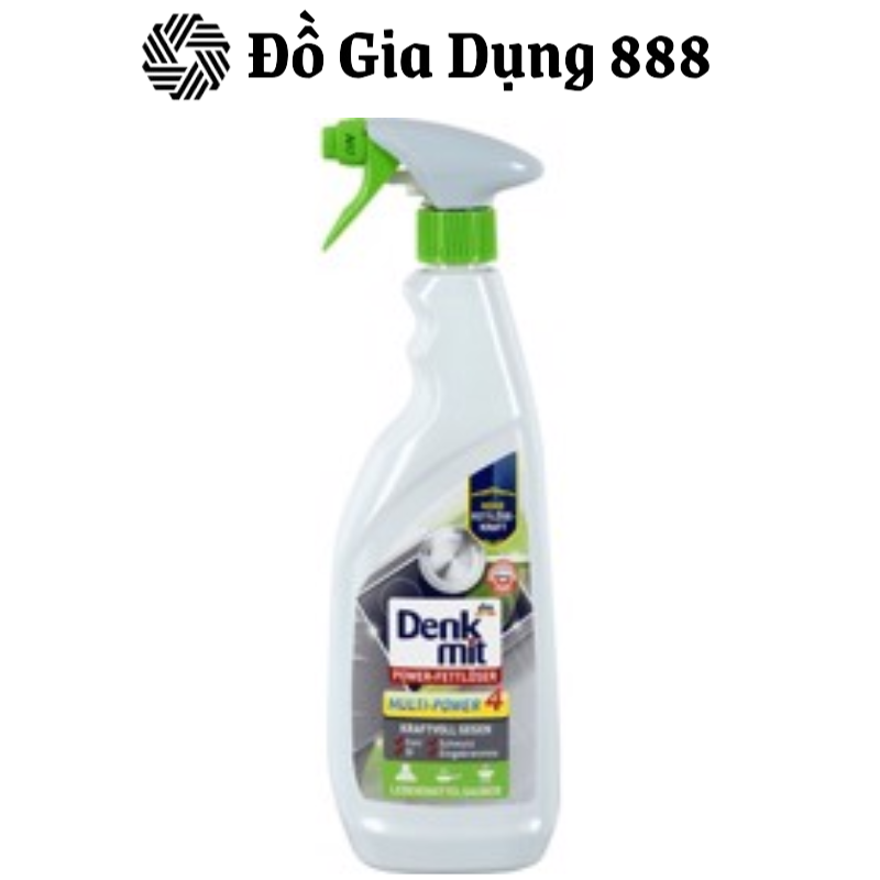 Chai Vệ Sinh Bếp Đa Năng Denkmit, Chai Xịt Vệ Sinh Bếp Từ, Lò Vi Sóng, Cửa, Ghế Sofa,Dung Tích  750ml, Nhập Đức