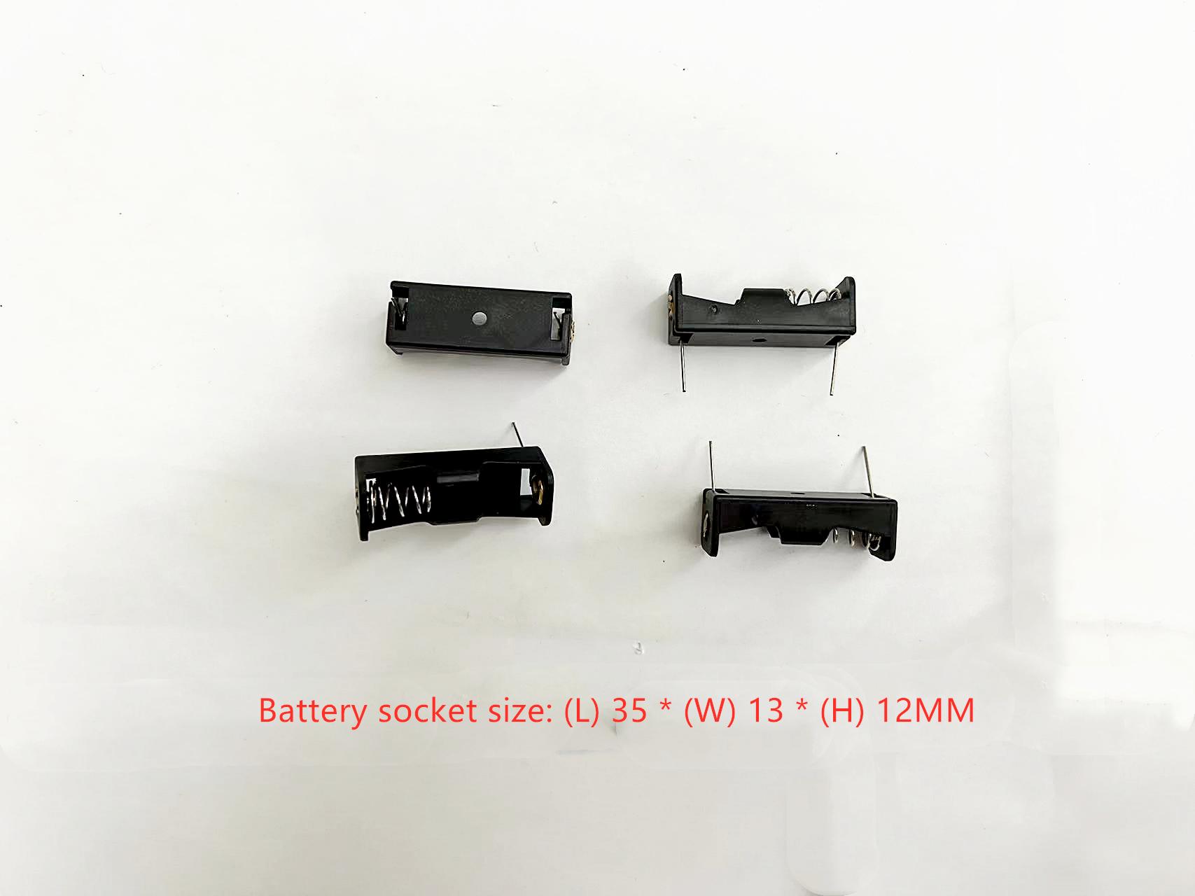 50 CÁI Giá đỡ pin 12V 23A với Hộp đựng pin sạc WireLead Hộp lưu trữ Hộp pin 12V có công tắc Màu sắc: 50 CÁI