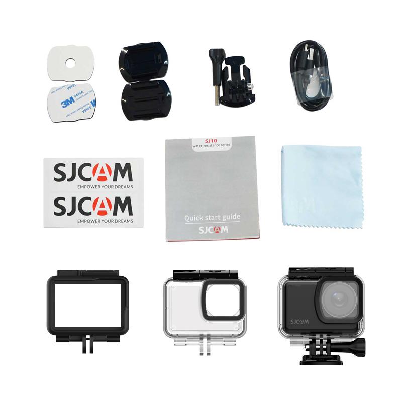 Máy ảnh hành động SJCAM SJ10X SJ10 x 4K 24fps 10m Body Waterproof WiFi 2.33 Touch Màn hình con quay Ổn định trực tiếp DV