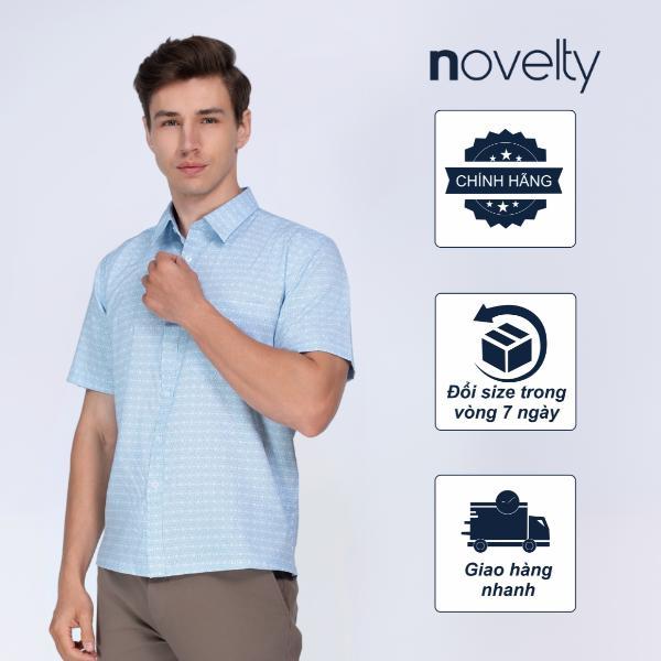 Áo sơ mi nam ngắn tay Novelty Casual Hoa văn SMI25001 - 250075N