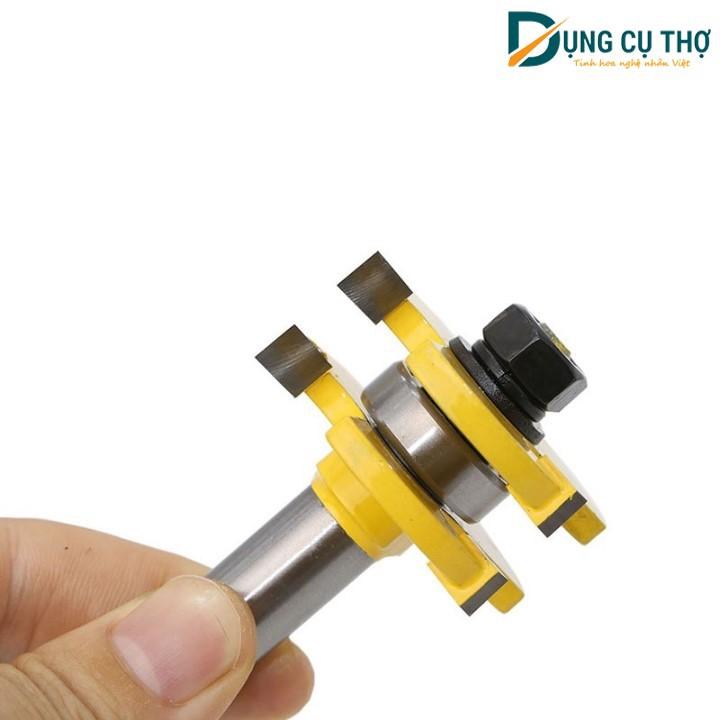 Mũi phay ghép ván sàn Mũi soi gỗ cốt 12.7mm