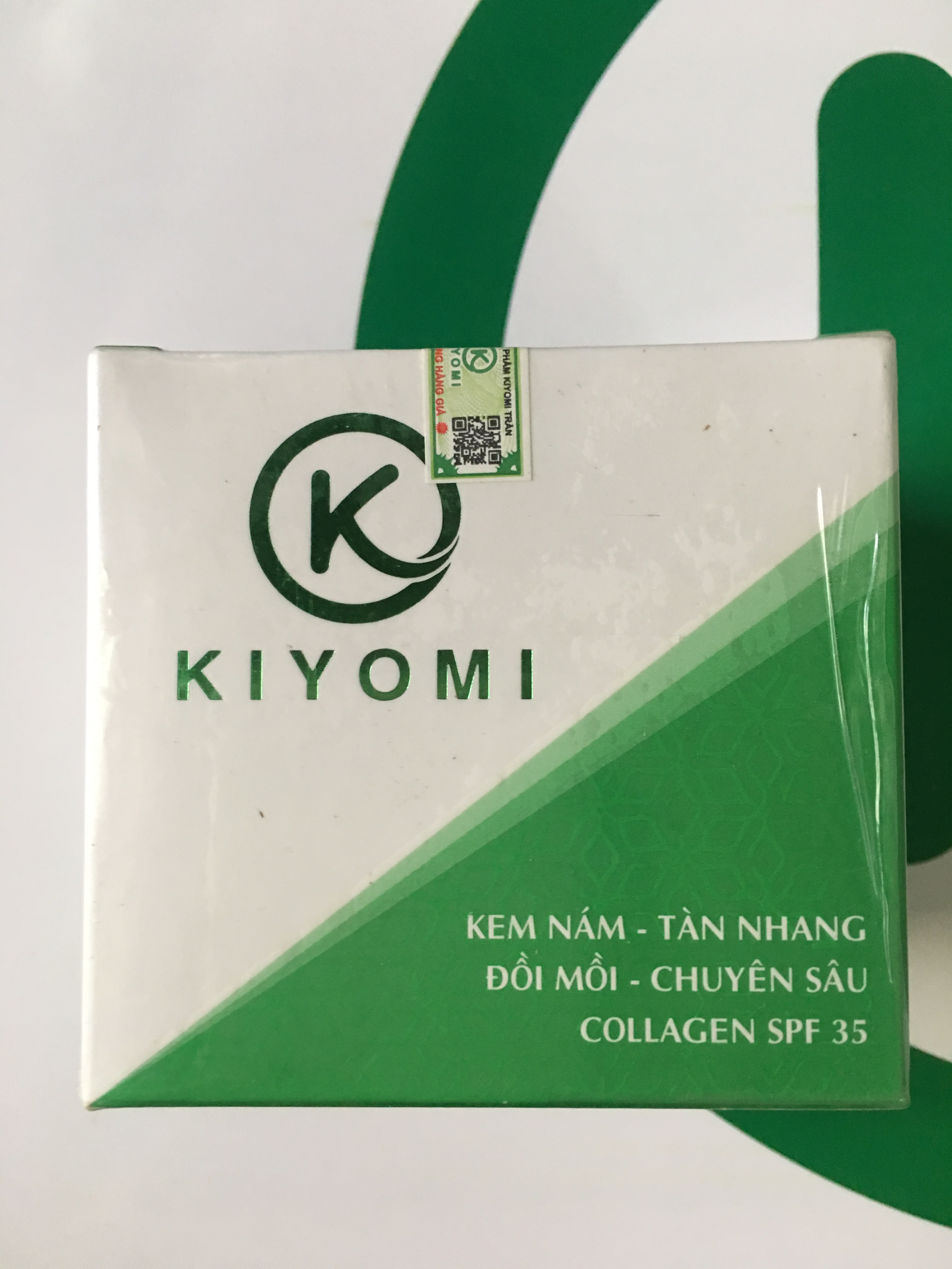 KEM NÁM – TÀN NHANG – ĐỒI MỒI CHUYÊN SÂU – COLLAGEN SPF 35-KIYOMI-20GR