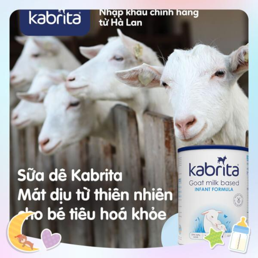[DATE 2025] Sữa dê Kabrita số 1 cho trẻ - Lon 400g