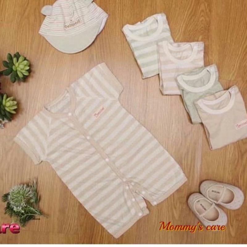 Body đùi, dài tay cho bé sơ sinh 100% cotton hữu cơ tự nhiên không tẩy nhuộm hóa chất mềm mát an toàn cho bé sơ sinh