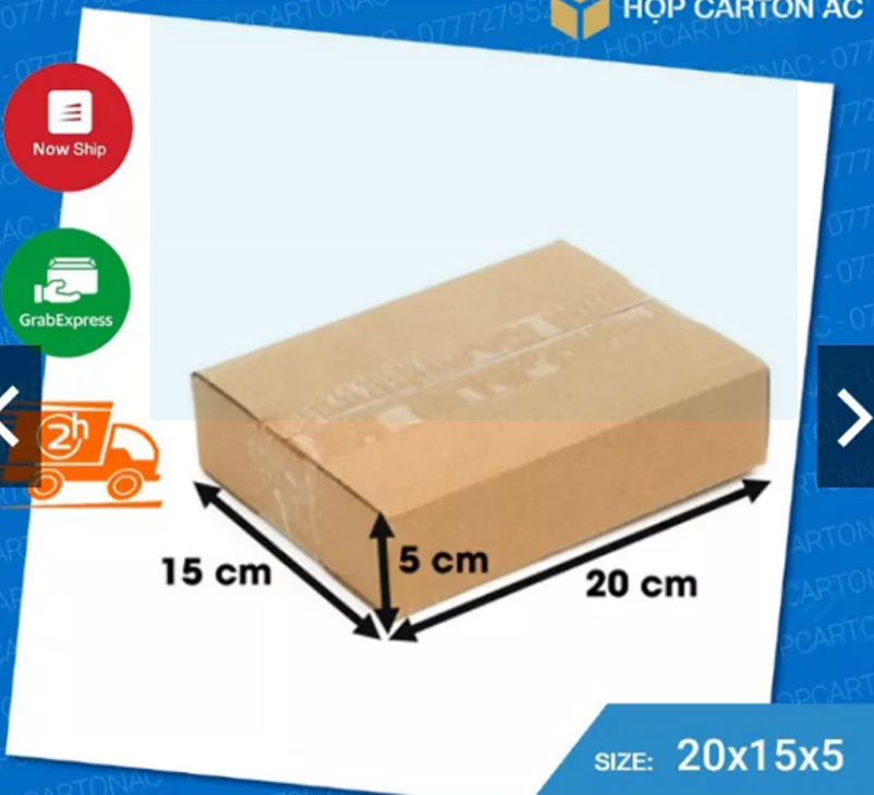 Combo 30 hộp carton Juno Sofa KT 20x15x5 - Hộp carton, thùng giấy cod gói hàng