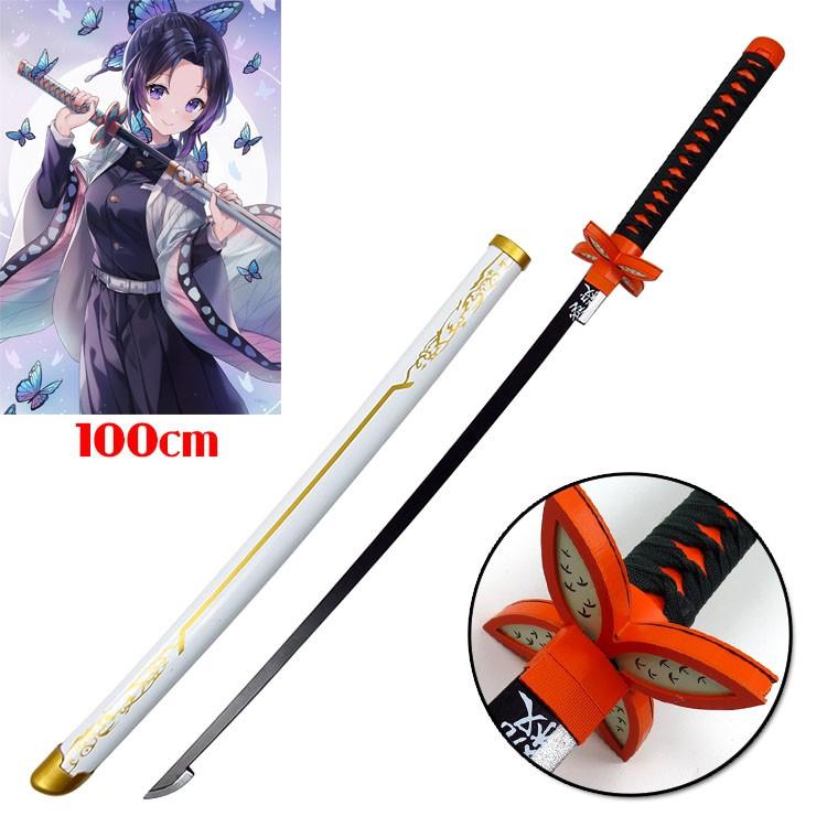(Lưỡi Gỗ Dài 1m) Đạo Cụ Cosplay Trùng Trụ Shinobu Trong Kimetsu No Yaiba