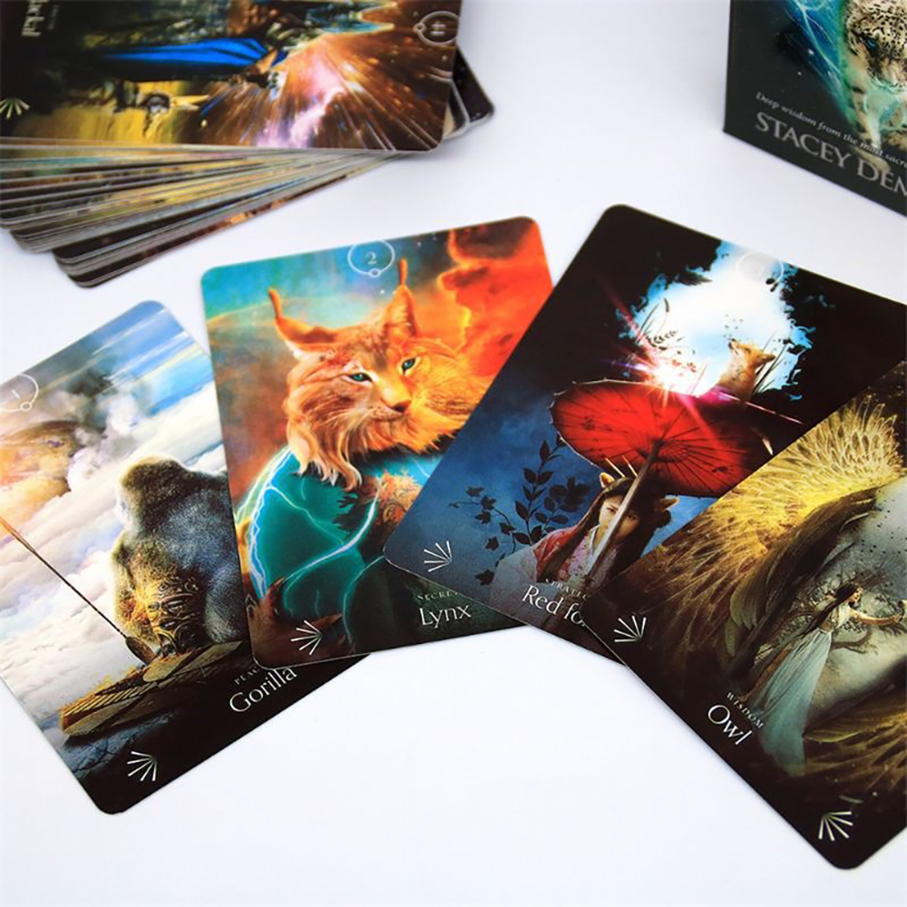 Bài Oracle Divine Animals 44 Lá Bài Tặng Đá Thanh Tẩy