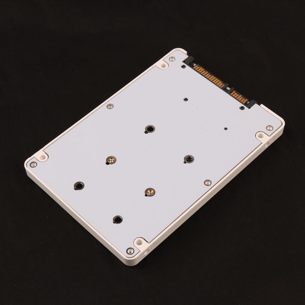 MSATA SSD to 2.5inch 3.0 HDD Enclosure Adapter Card White