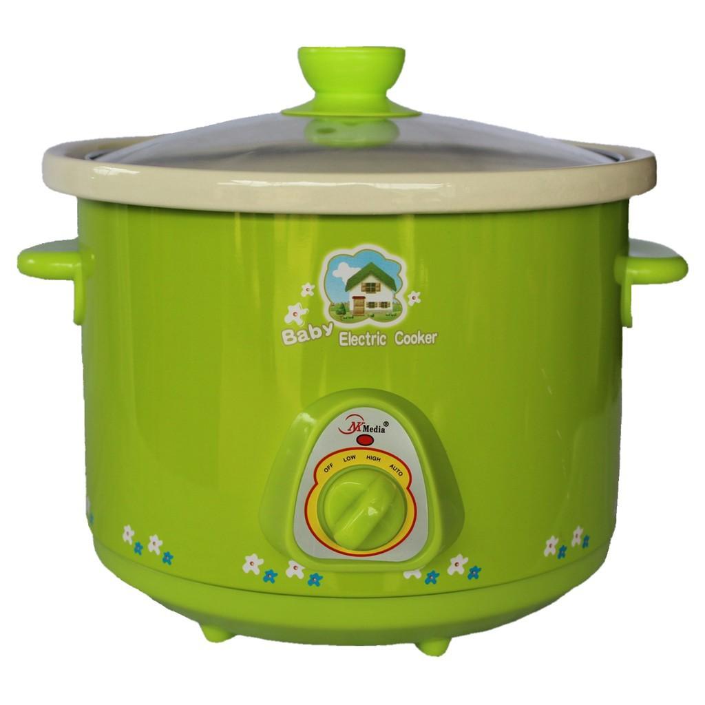 Nồi điện hầm cháo, sườn, kho cá, Nồi nấu cháo chậm cho bé 1.5l tiện lợi đa năng