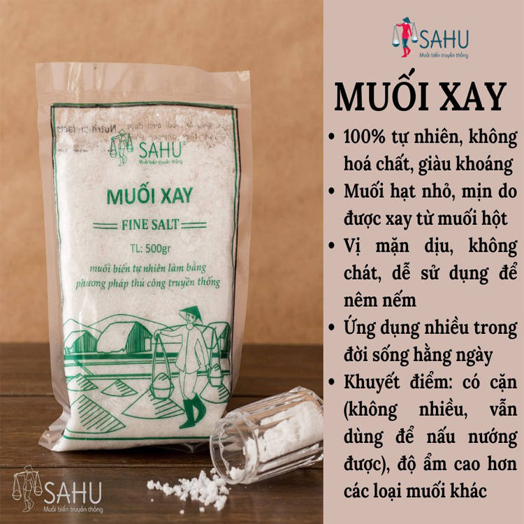 Muối Xay SaHu 750Gr