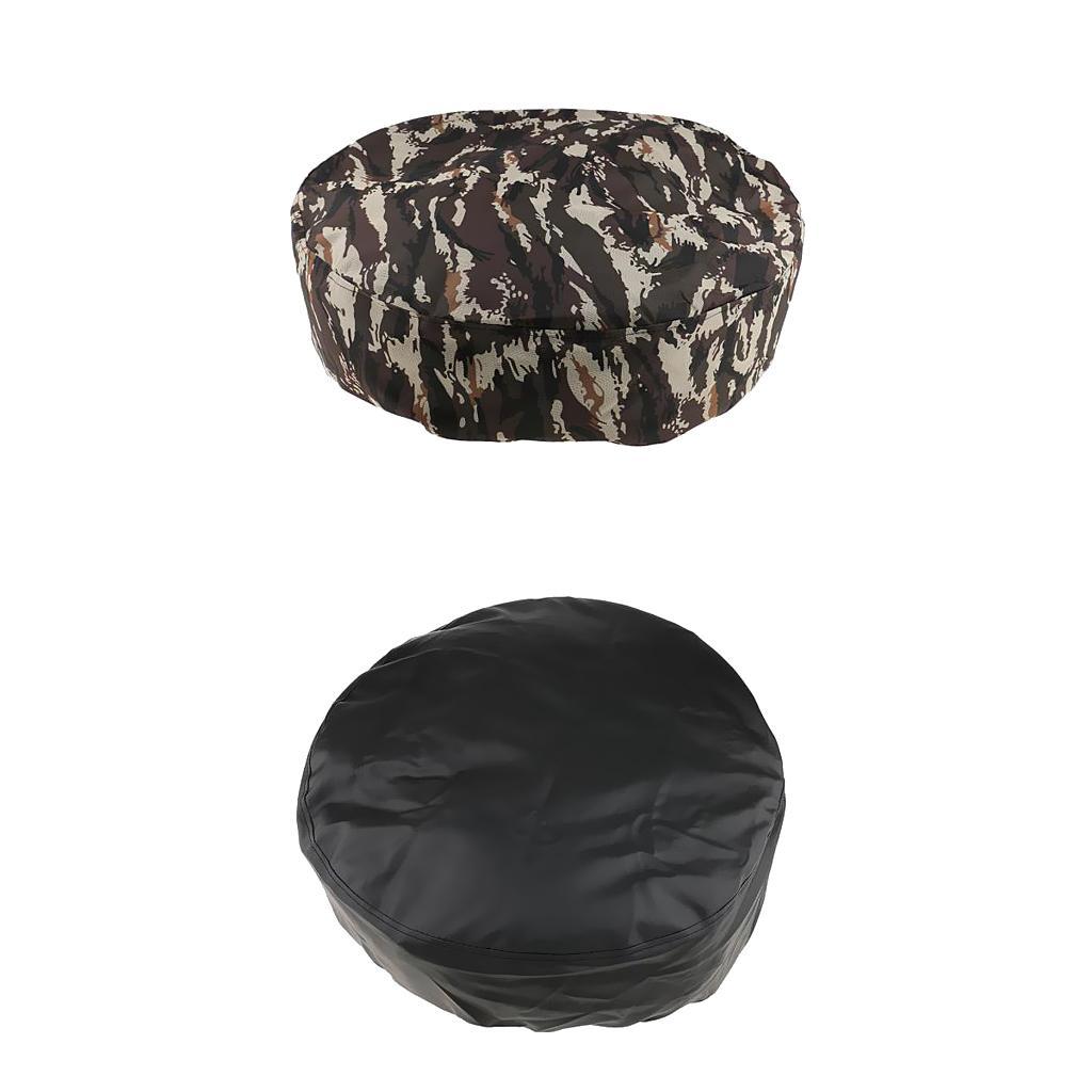17 inch Camo + Black Car Truck Rear Spare Tire Tyre Cover Wheel Cover Wheelcover Universal fit Tire 32''-33.5''