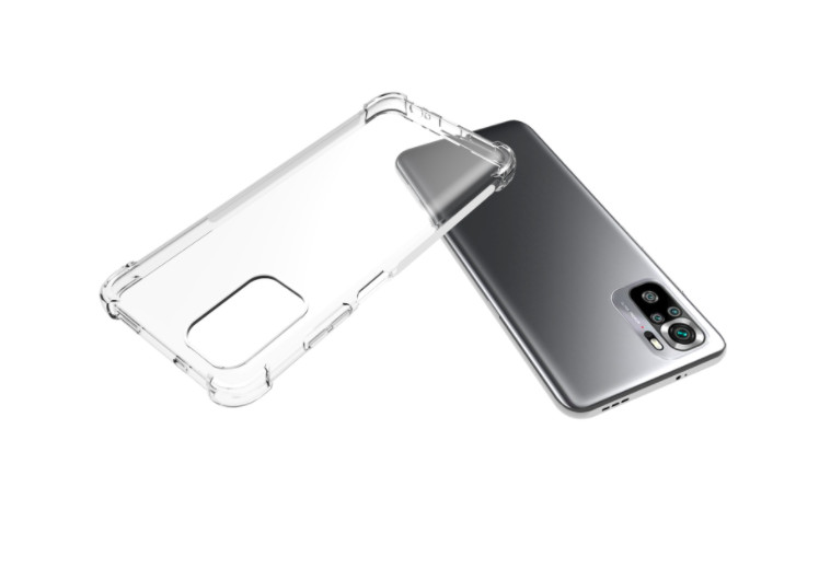 Ốp lưng dành cho Xiaomi Redmi Note 10 bảo vệ camera, dẻo trong suốt, chống va đập - Hàng nhập khẩu