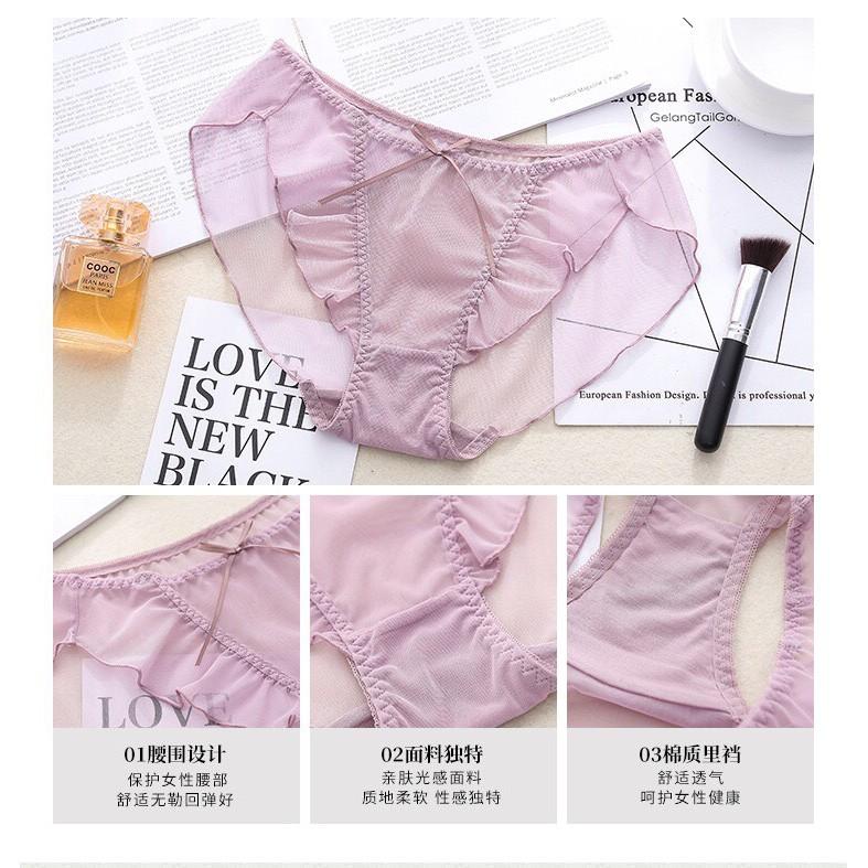 HÀNG HÓT - Quần lót ren lưới xuyên thấu thần thánh siêu quyến rũ- Freesize