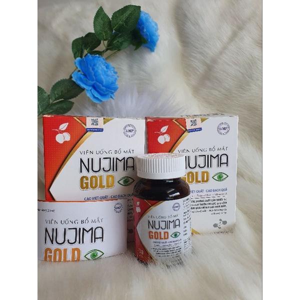 Viên uống bổ mắt Nujima Gold hỗ trợ cải thiện thị lực,làm chậm lão hoá mắt