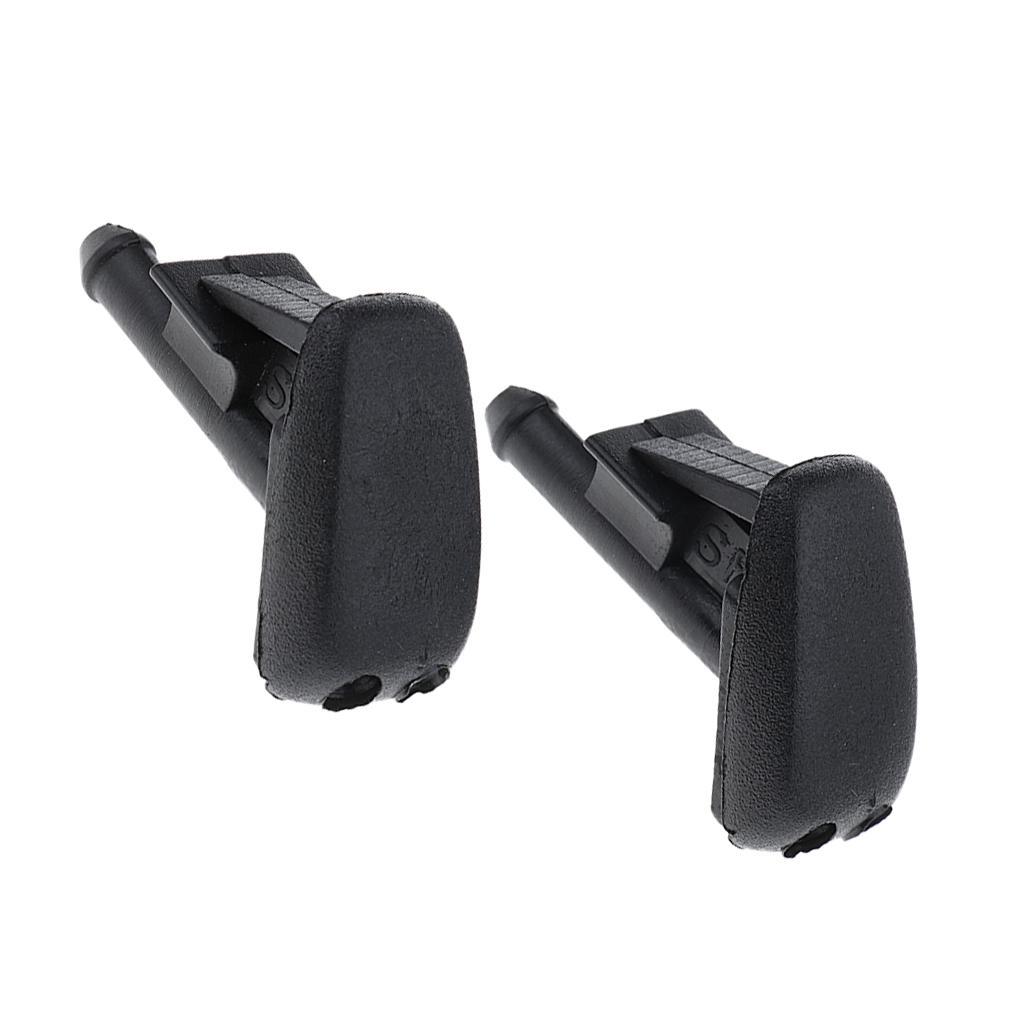 2PCs Windshield Wiper Water Spray Jet Washer Nozzle for E90 E60 E46