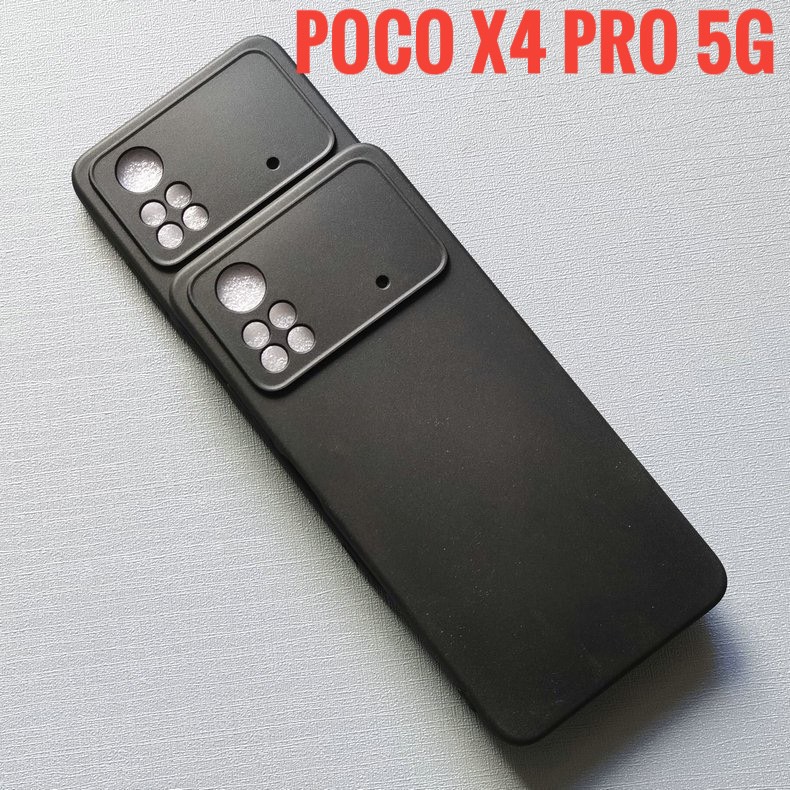 Ốp lưng dẻo cho Xiaomi Poco X4 Pro 5G - đen cao cấp