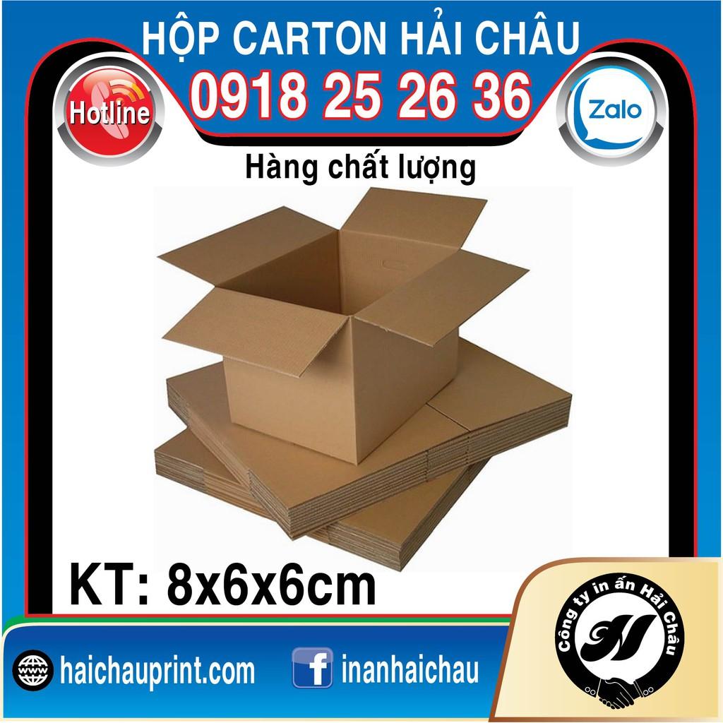 20 Hộp Carton, KT: 8x6x6cm, Hộp carton, Thùng carton, Hộp đóng hàng, Thùng đóng hàng, Hộp carton 3 lớp...