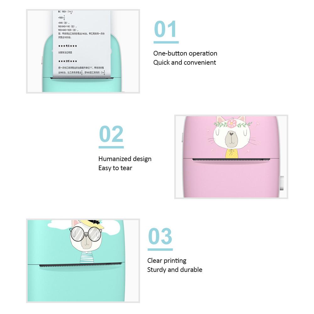 Máy in nhiệt mini bỏ túi di động