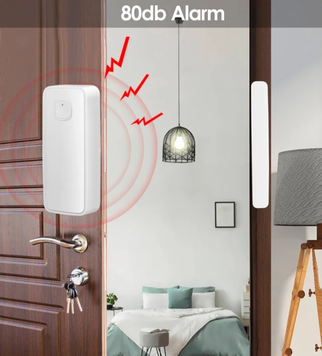 Báo động cửa mở wifi. Báo bạn biết cửa bị mở thông qua APP điện thoại dù bạn ở bất kỳ nơi nào