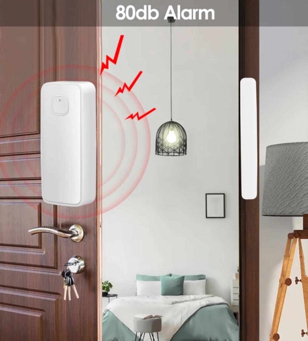 Báo động cửa mở wifi. Báo bạn biết cửa bị mở thông qua APP điện thoại  dù bạn ở bất kỳ nơi nào